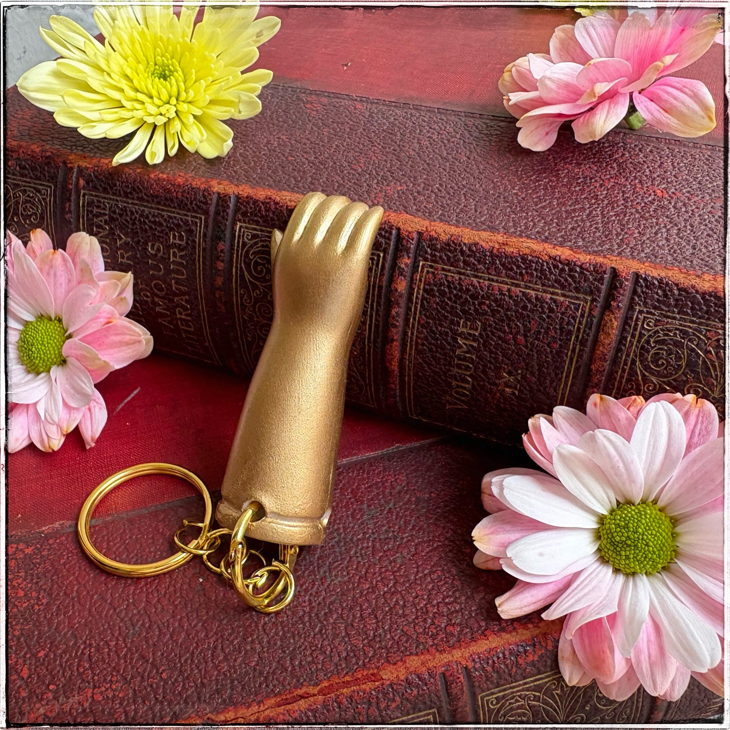 Doll Arm Key Ring - Gold