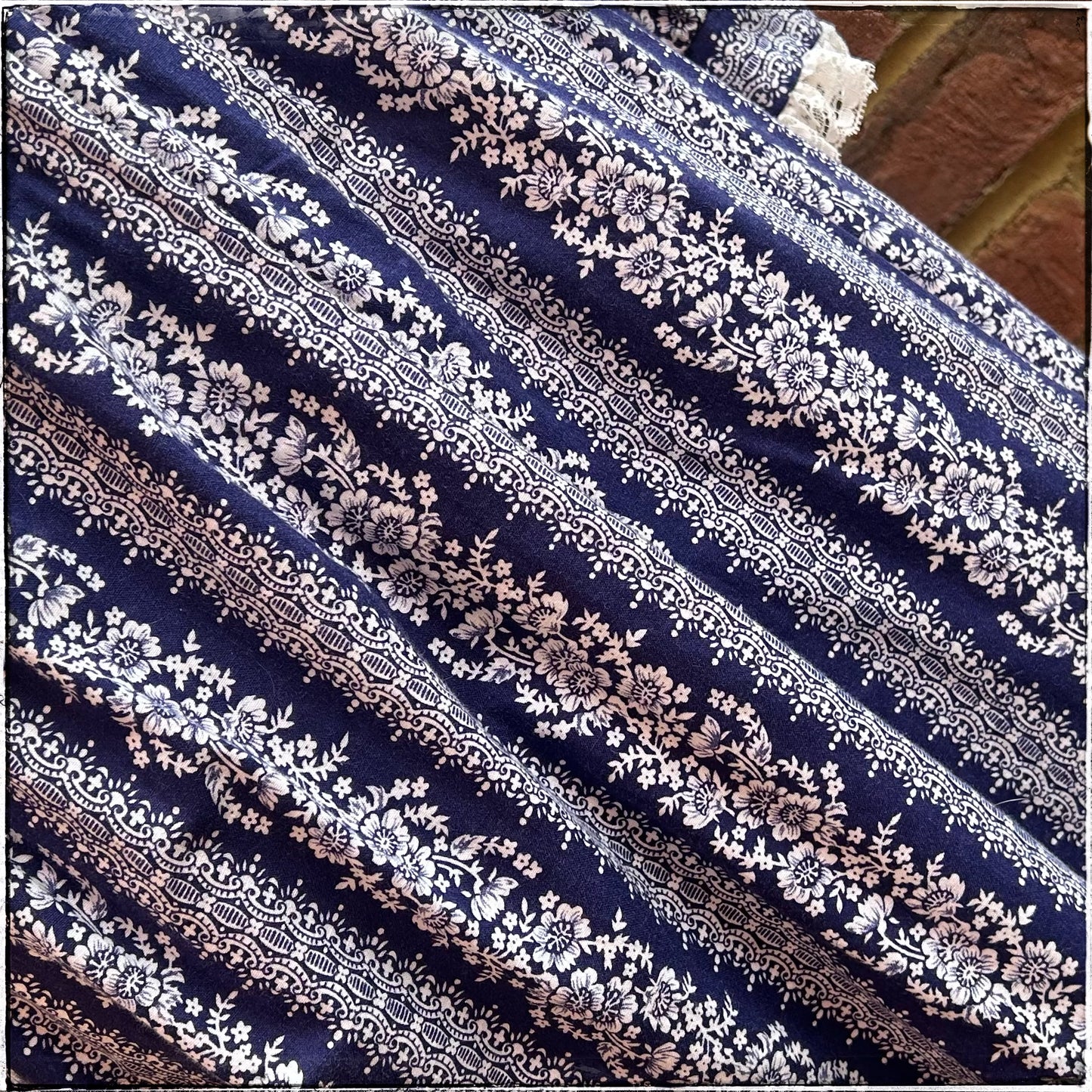 Vintage 70s Dollyrockers Prairie Maxi Dress