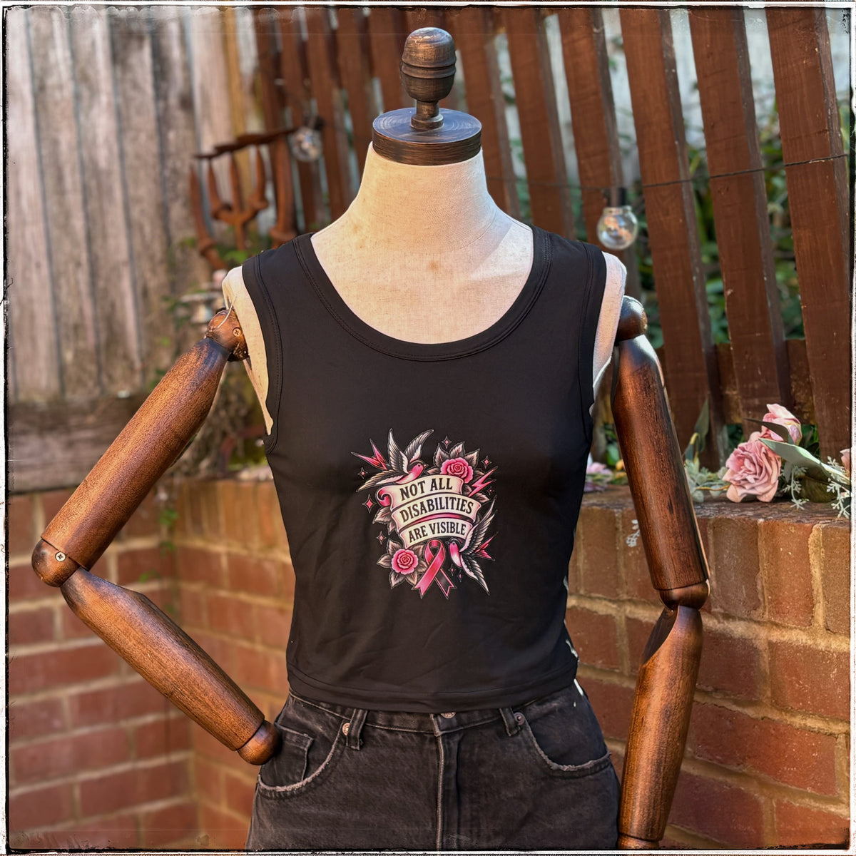 Black Vest - Not All Disabilities Are Visible