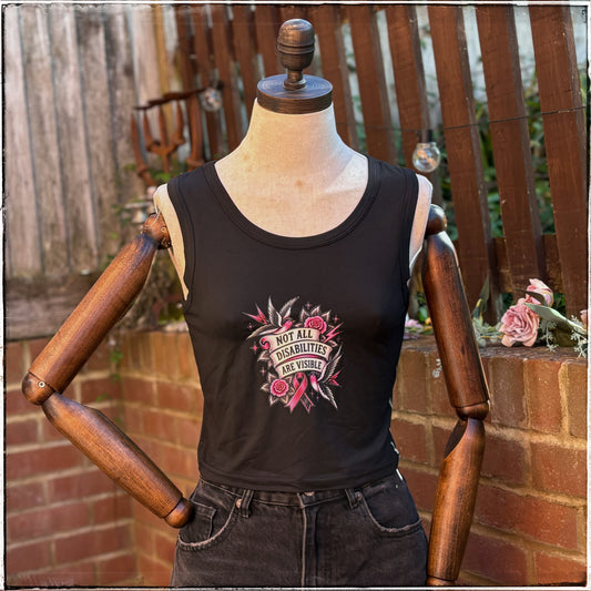 Black Vest - Not All Disabilities Are Visible