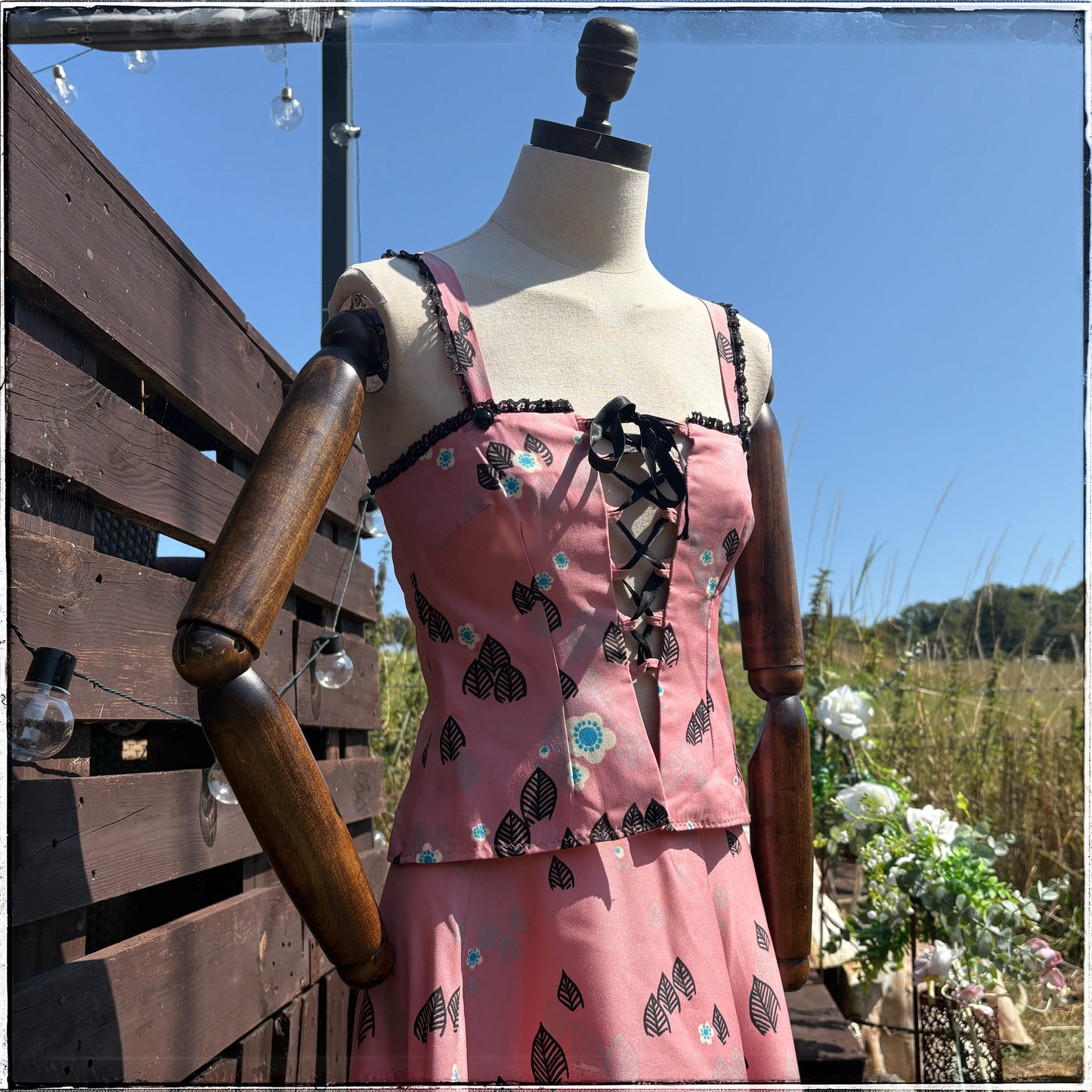 Vintage 70s 3 Piece Skirt Set