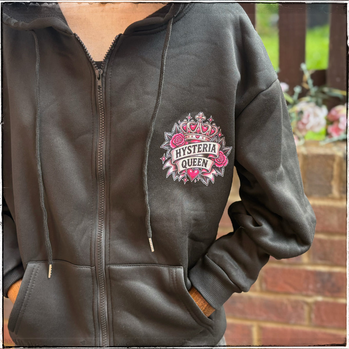 Black Hoody - Hysteria Queen