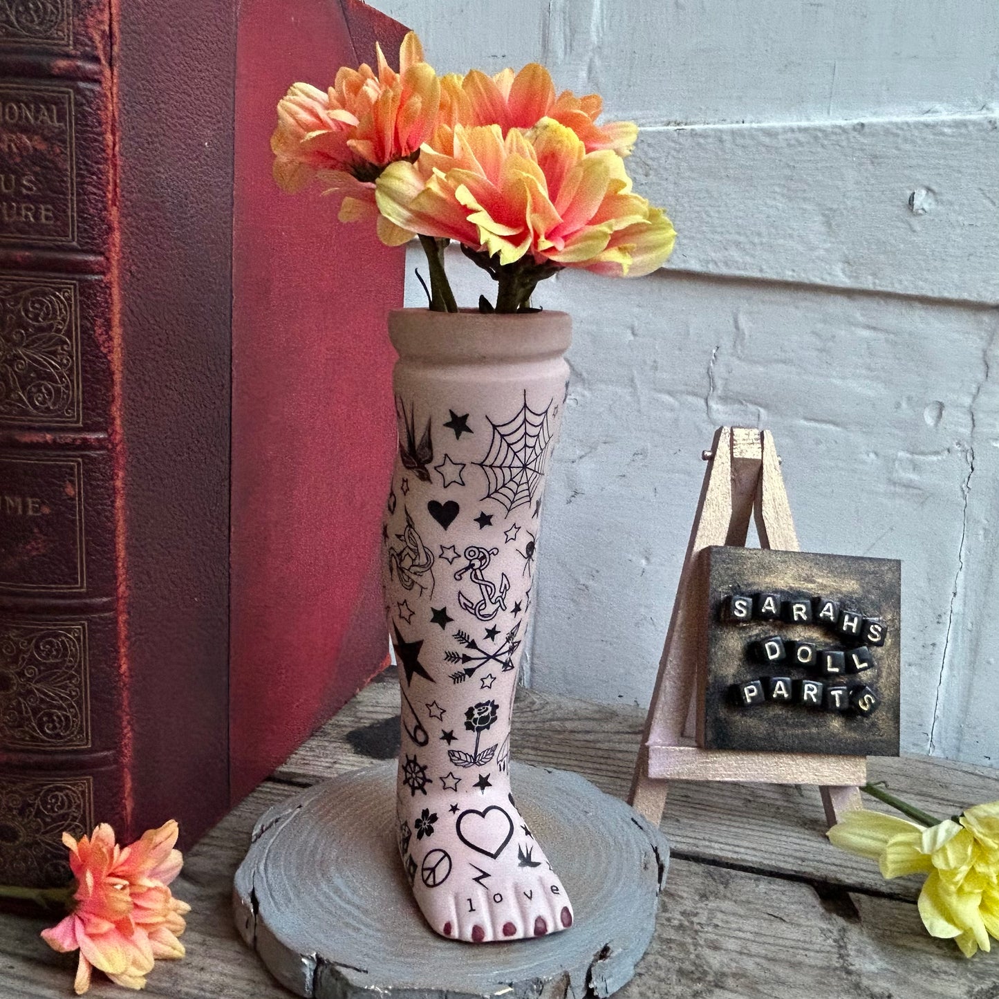 Doll Leg Vase - Sailor Jerry