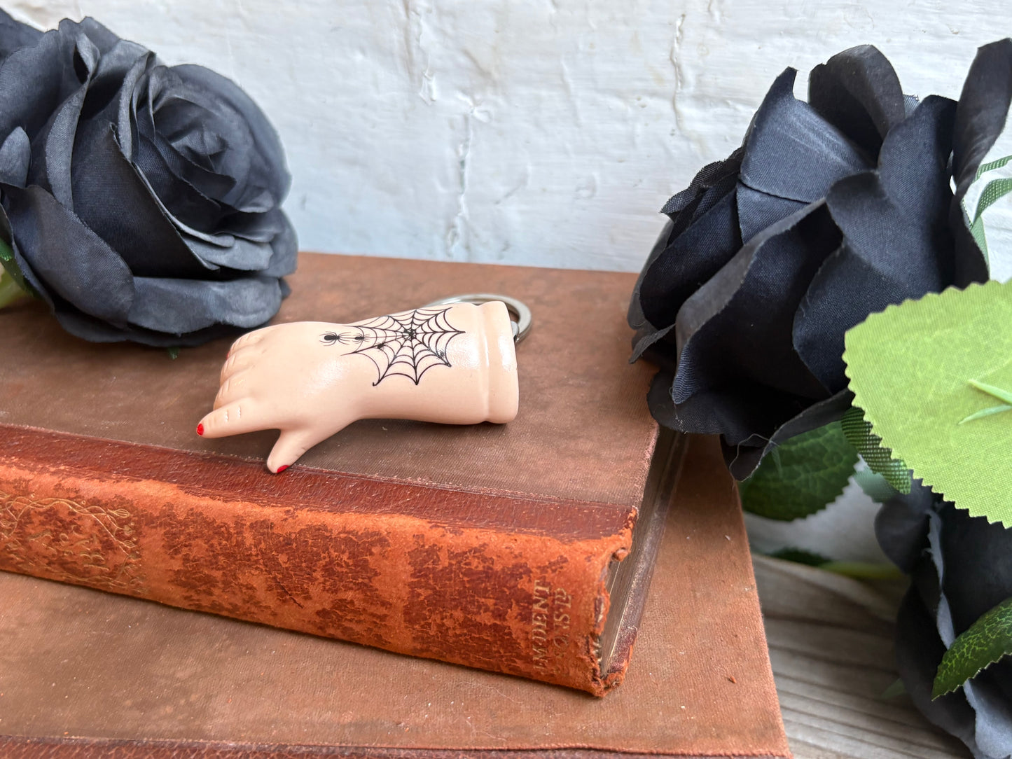 Doll Arm Key Ring - Spiderweb