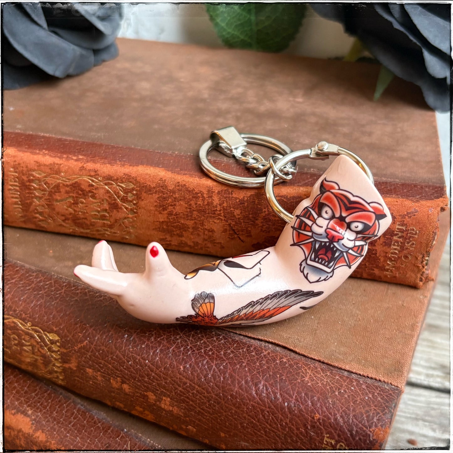 Large Doll Arm Key Ring - Lucky