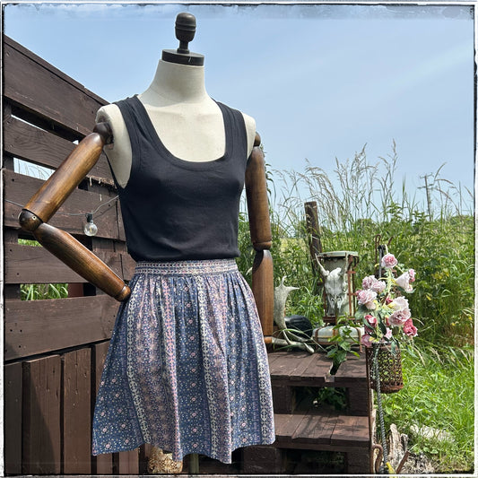 M&S Floral Boho Mini Skirt