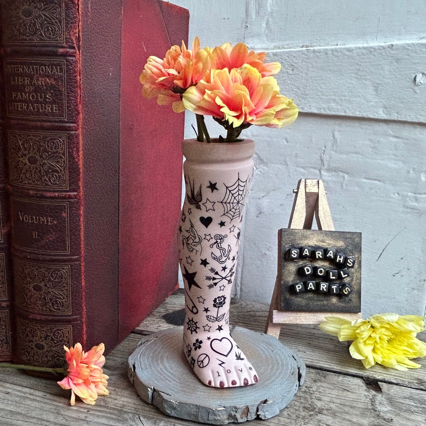 Doll Leg Vase - Sailor Jerry