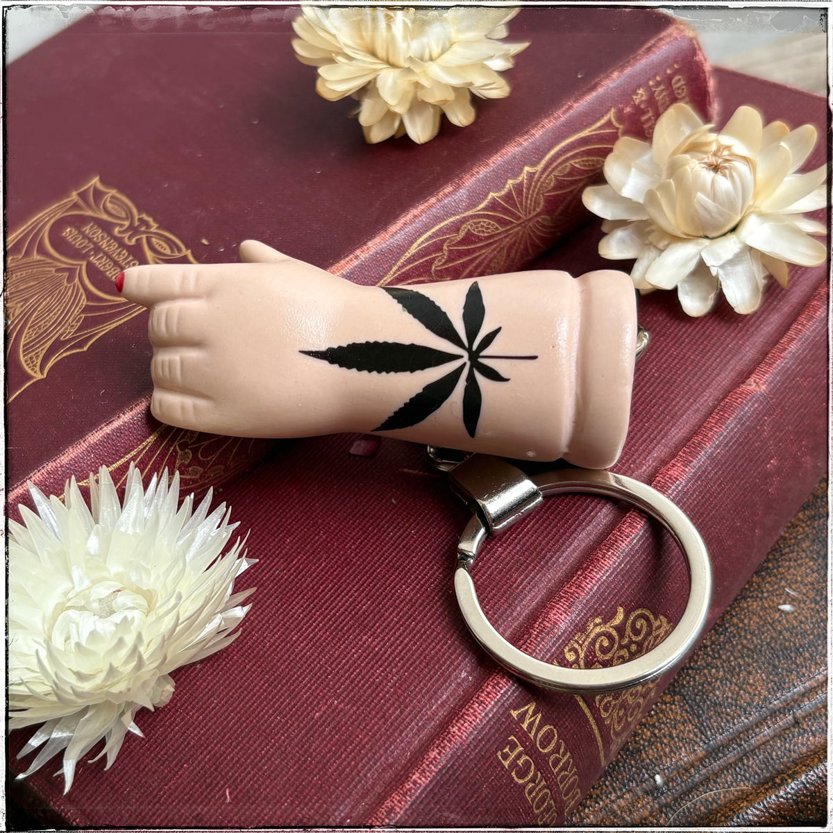 Porcelain Doll Arm Key Ring - Mary