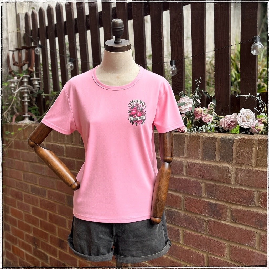 Pink Tee - Fighting The Invisible Battle