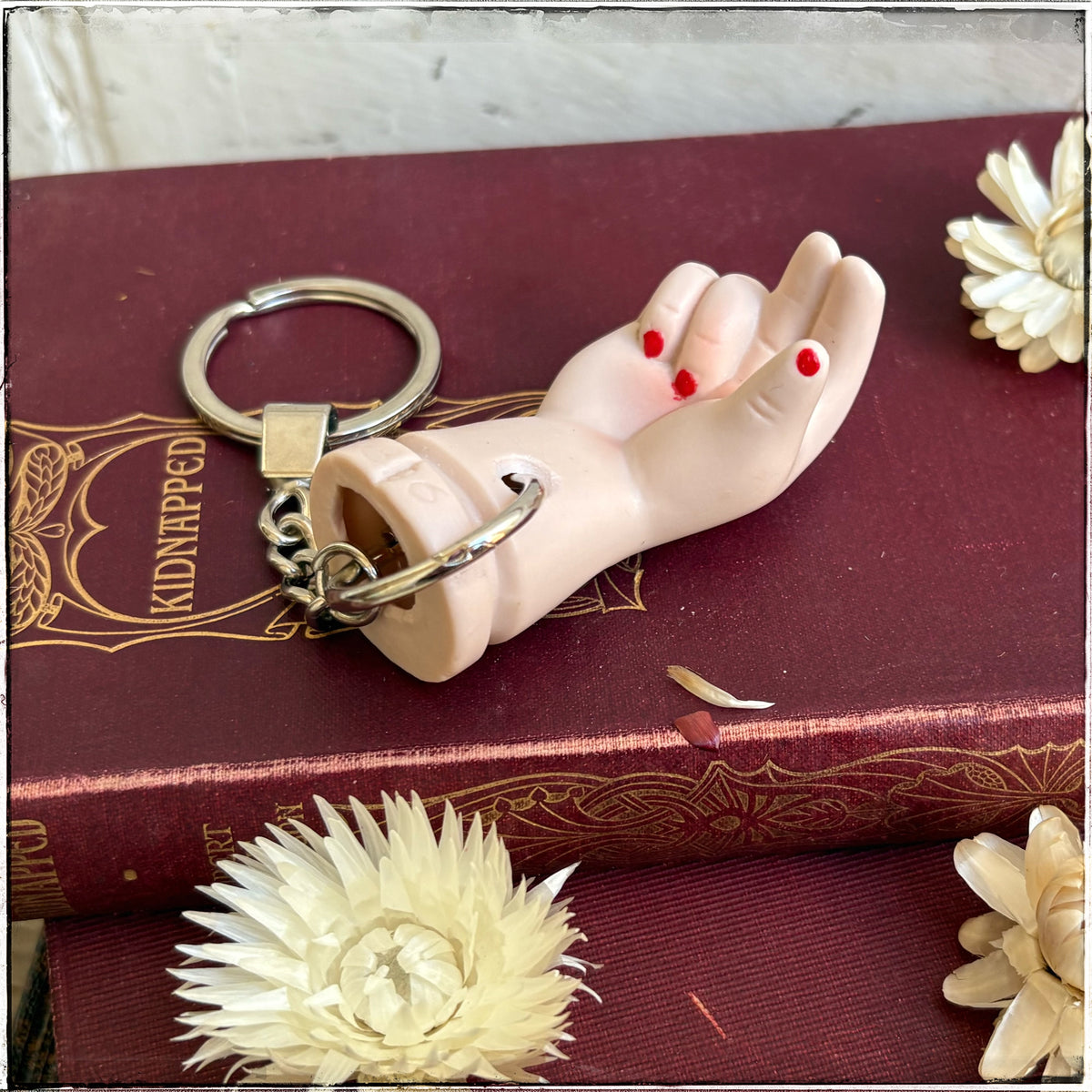 Porcelain Doll Arm Key Ring - Vamp