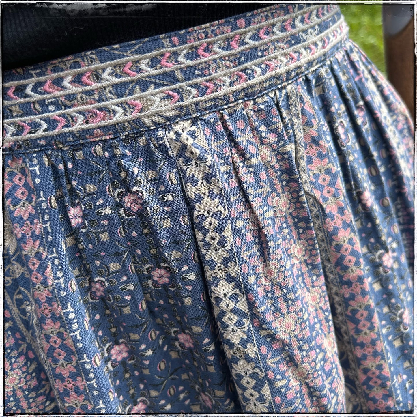 M&S Floral Boho Mini Skirt