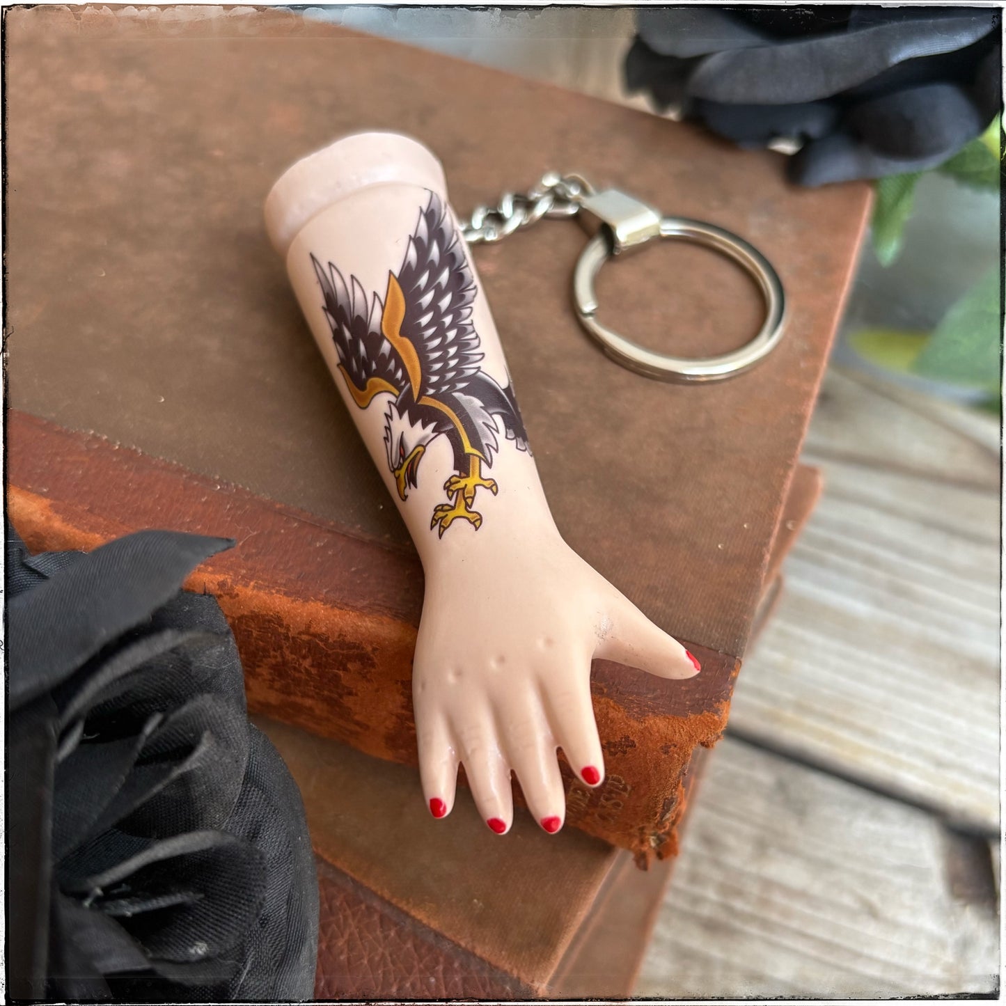 Doll Arm Key Ring - Eagle