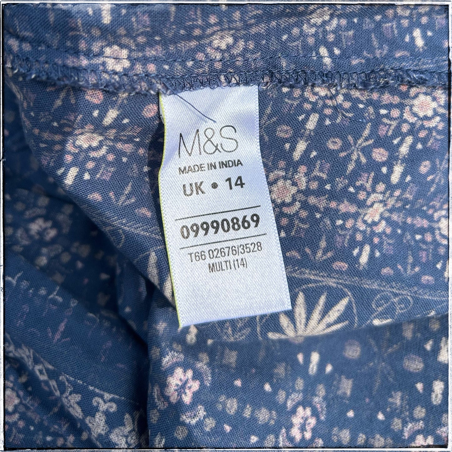 M&S Floral Boho Mini Skirt