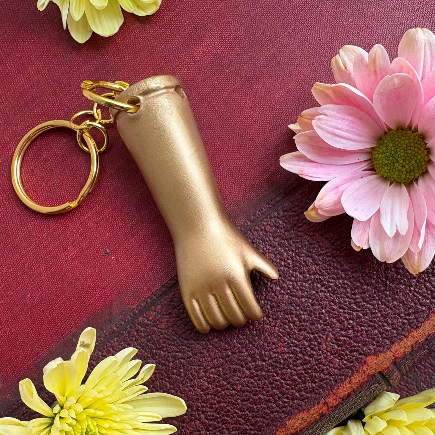 Doll Arm Key Ring - Gold