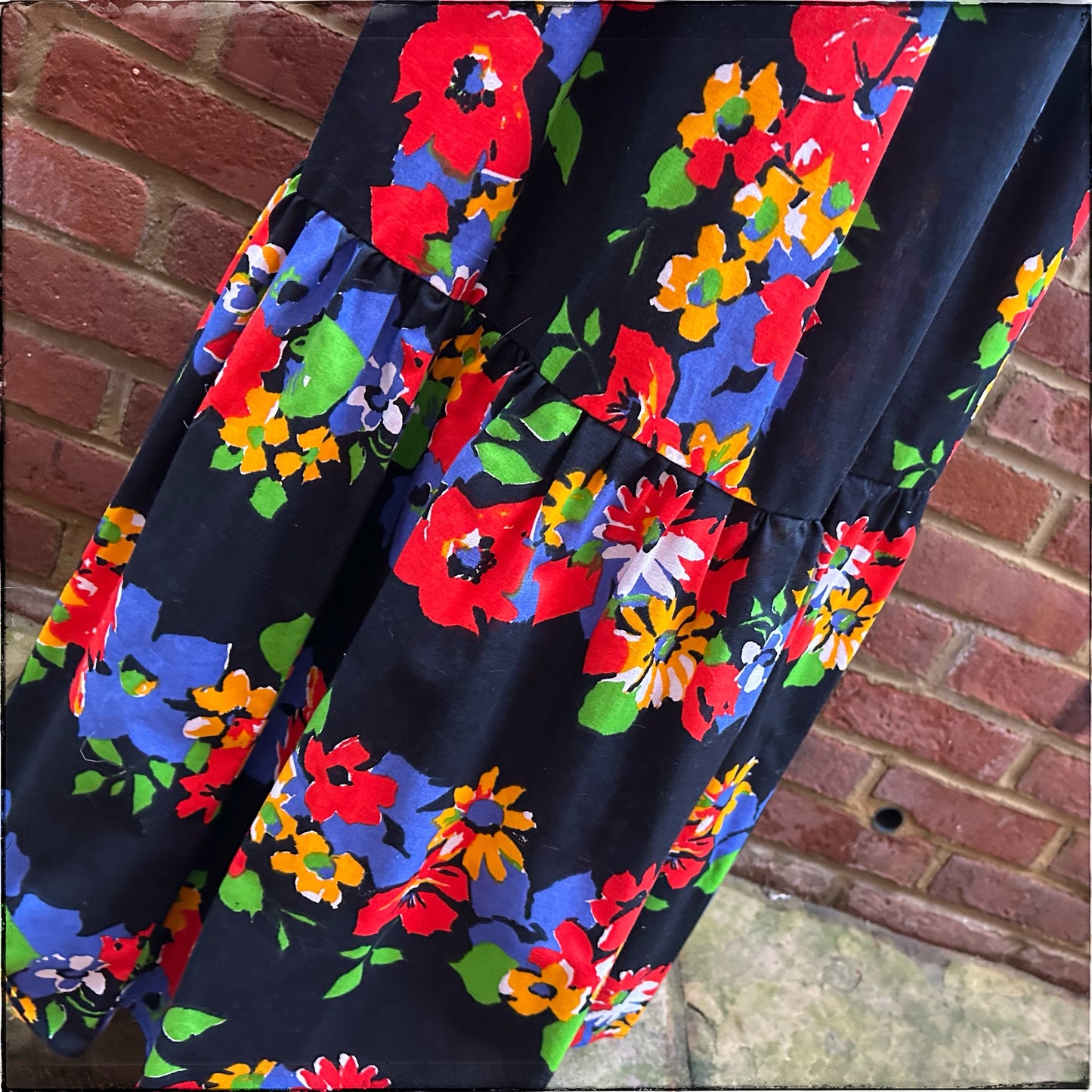 Vintage 70s Samuel Sherman Maxi Dress