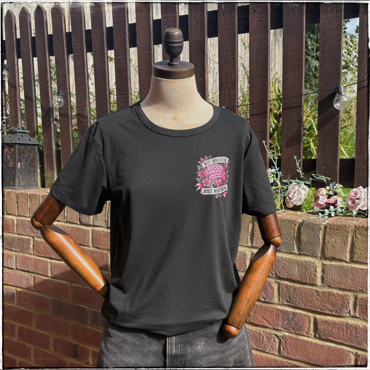 Black  Tee - Not Broken, Just Misfiring