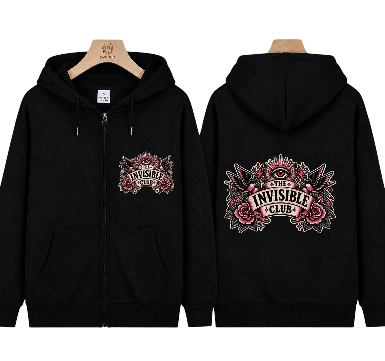 Black Hoody -  The Invisible Club