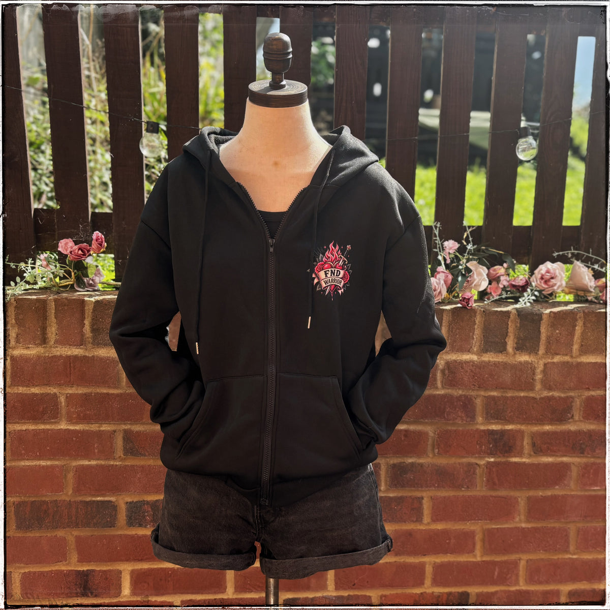 Black Hoody - FND Warrior