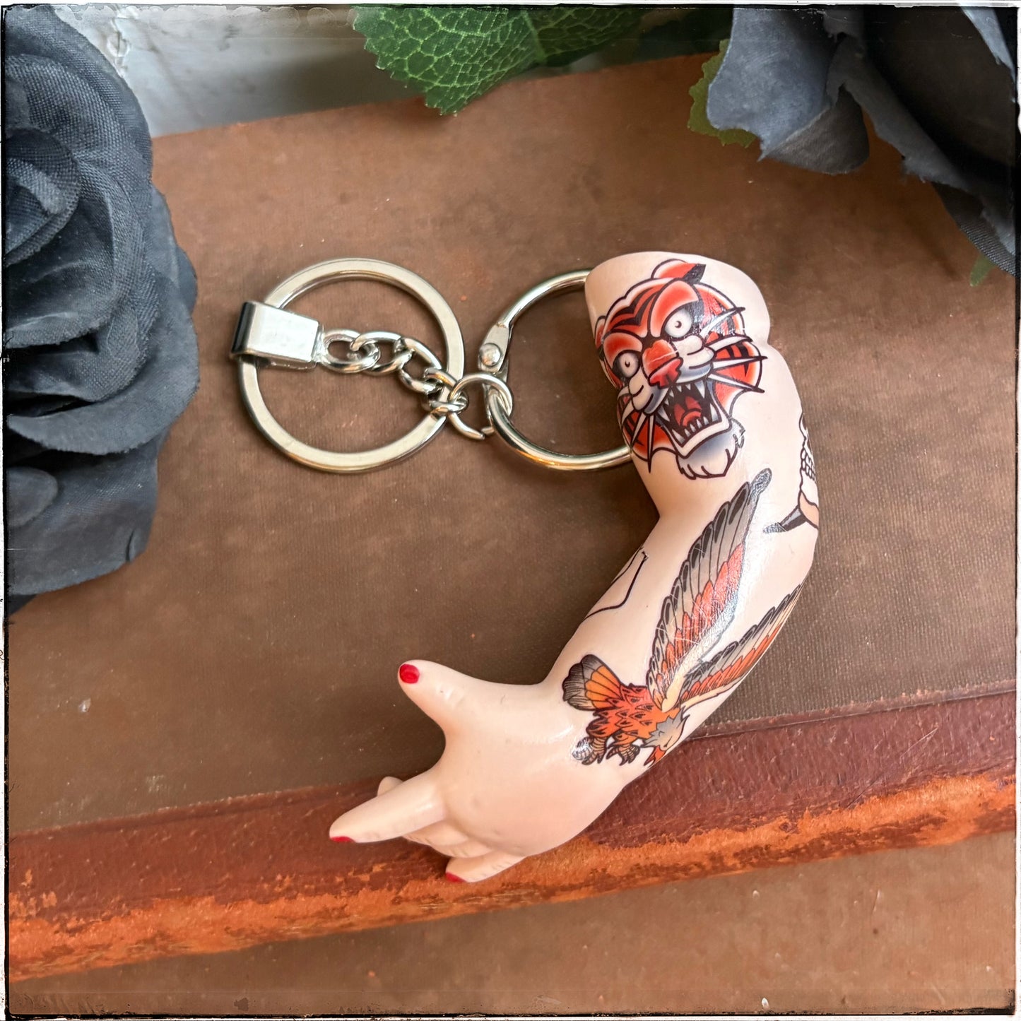 Large Doll Arm Key Ring - Lucky