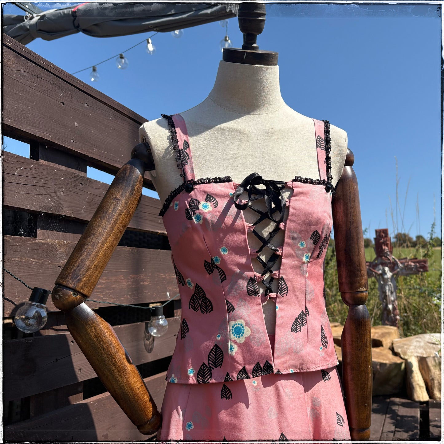 Vintage 70s 3 Piece Skirt Set