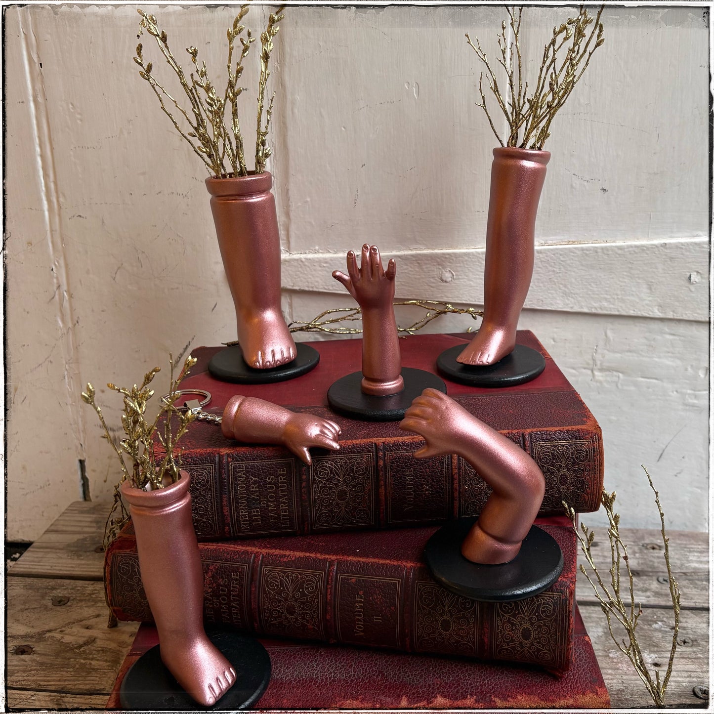Small Doll Arm Jewellery Holder - Rose Gold