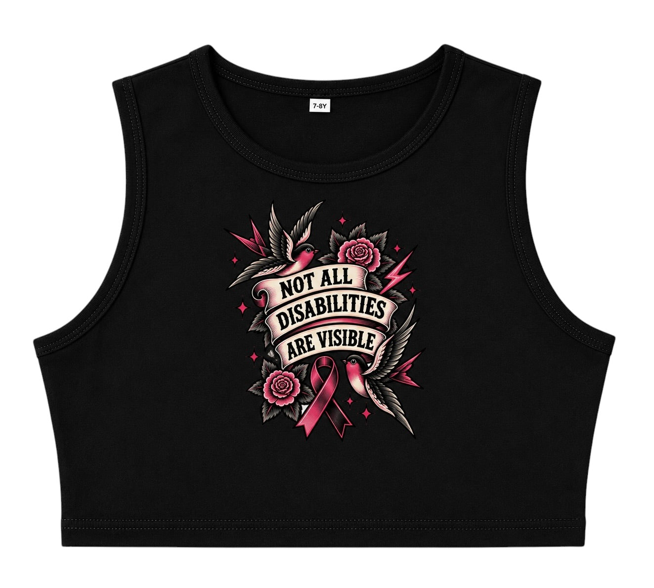 Black Vest - Not All Disabilities Are Visible