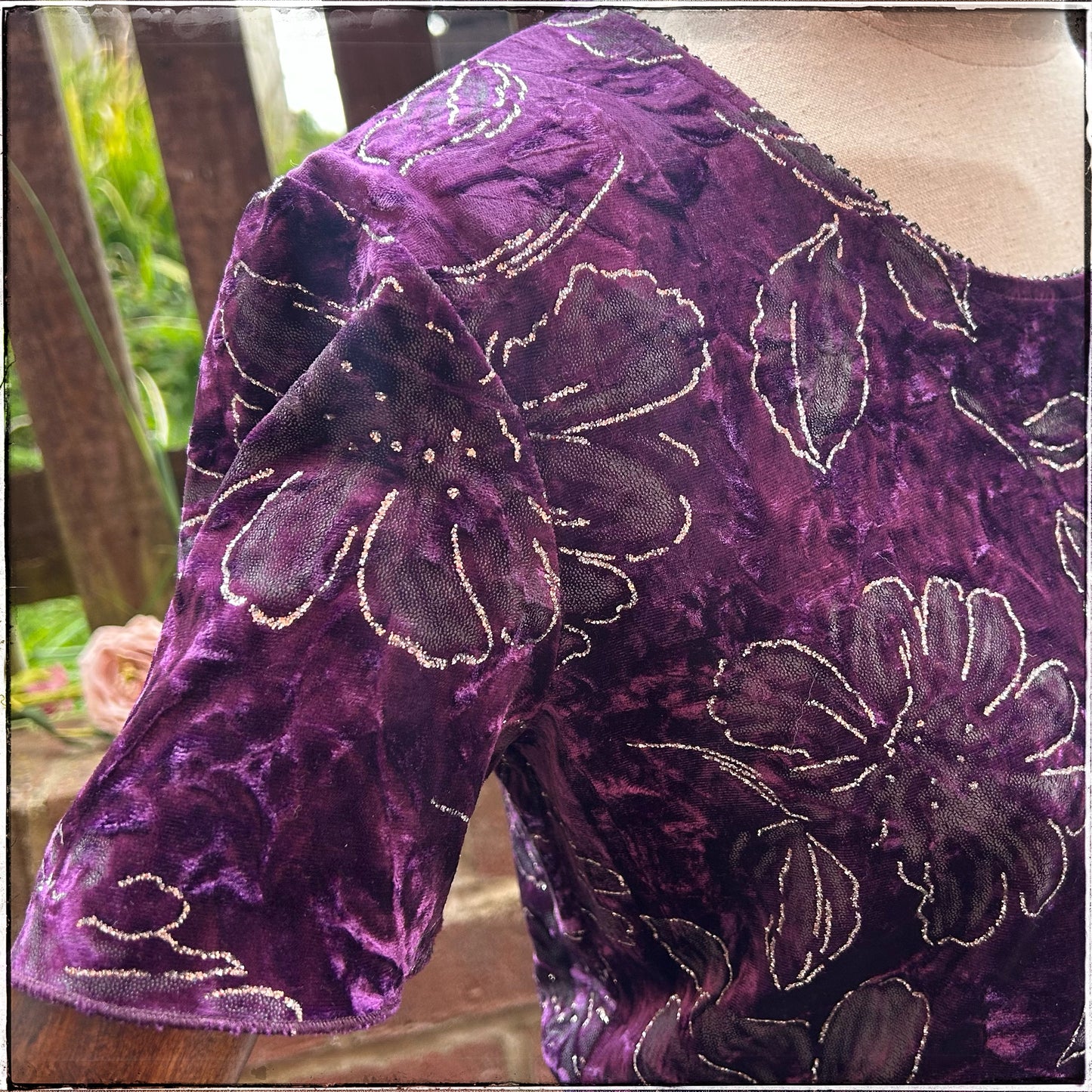 Purple Witchy Velveteen T-Shirt