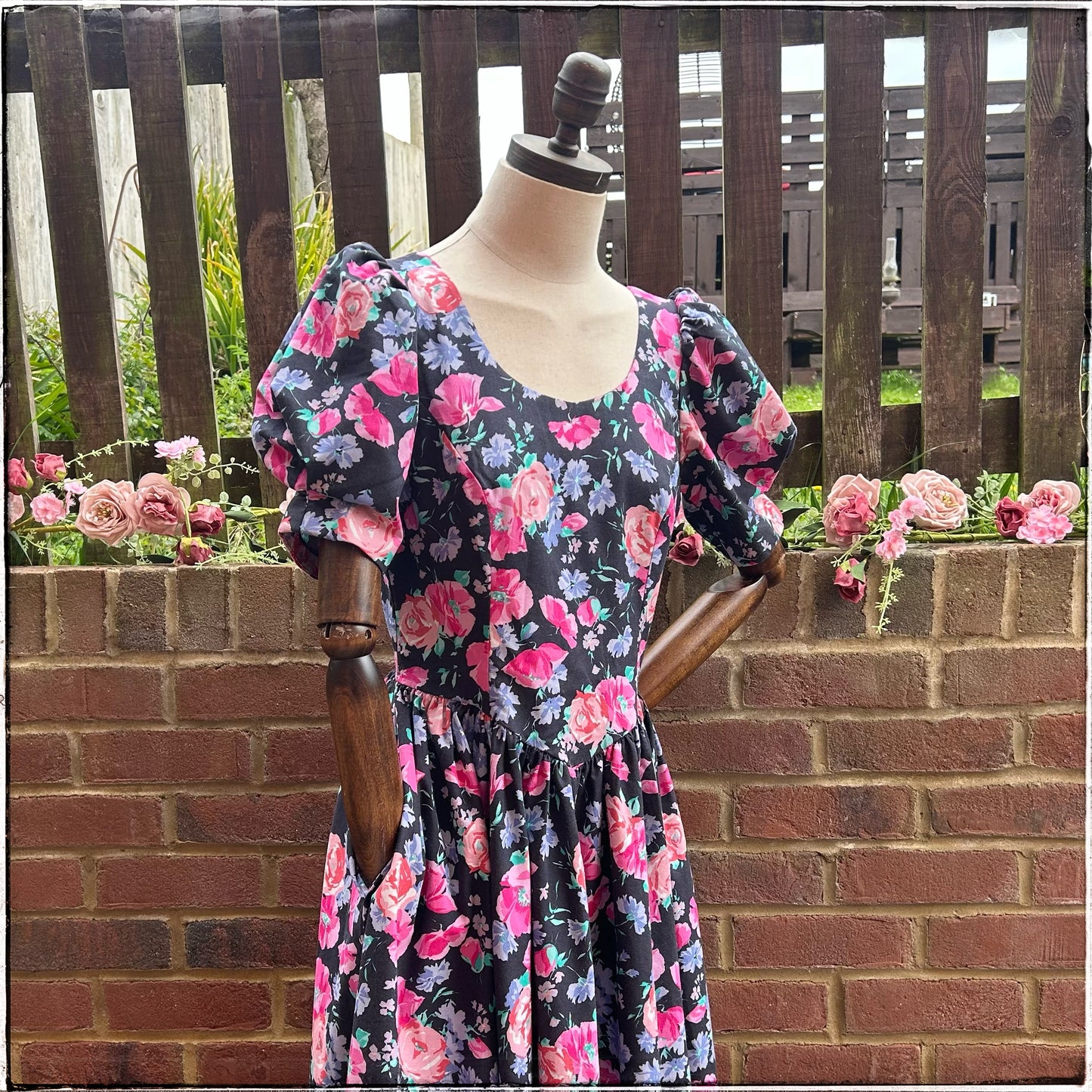 Laura Ashley Floral Open Back Maxi Dress
