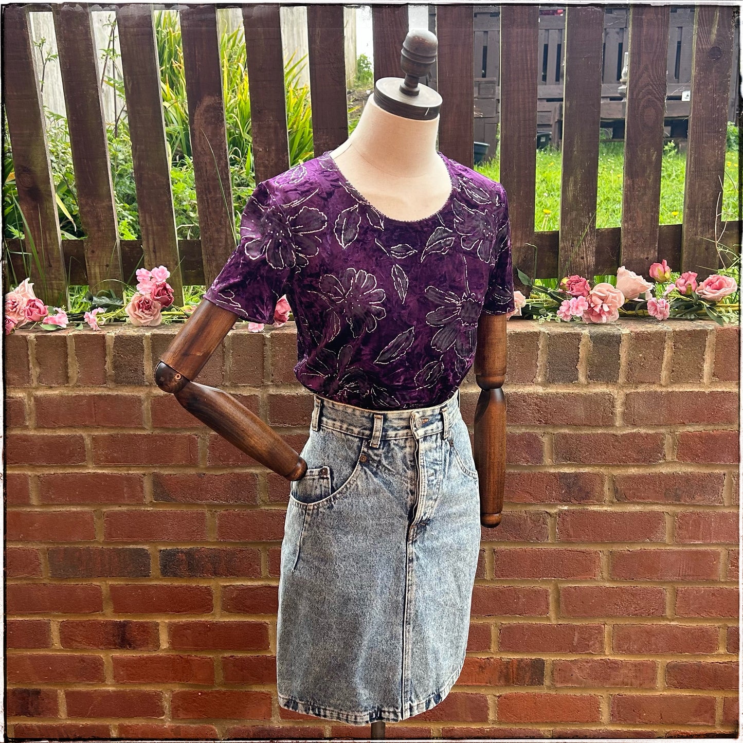 Purple Witchy Velveteen T-Shirt