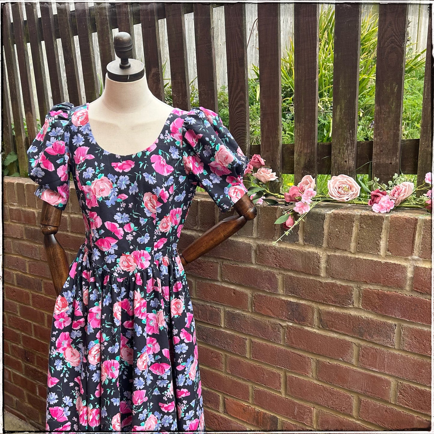 Laura Ashley Floral Open Back Maxi Dress