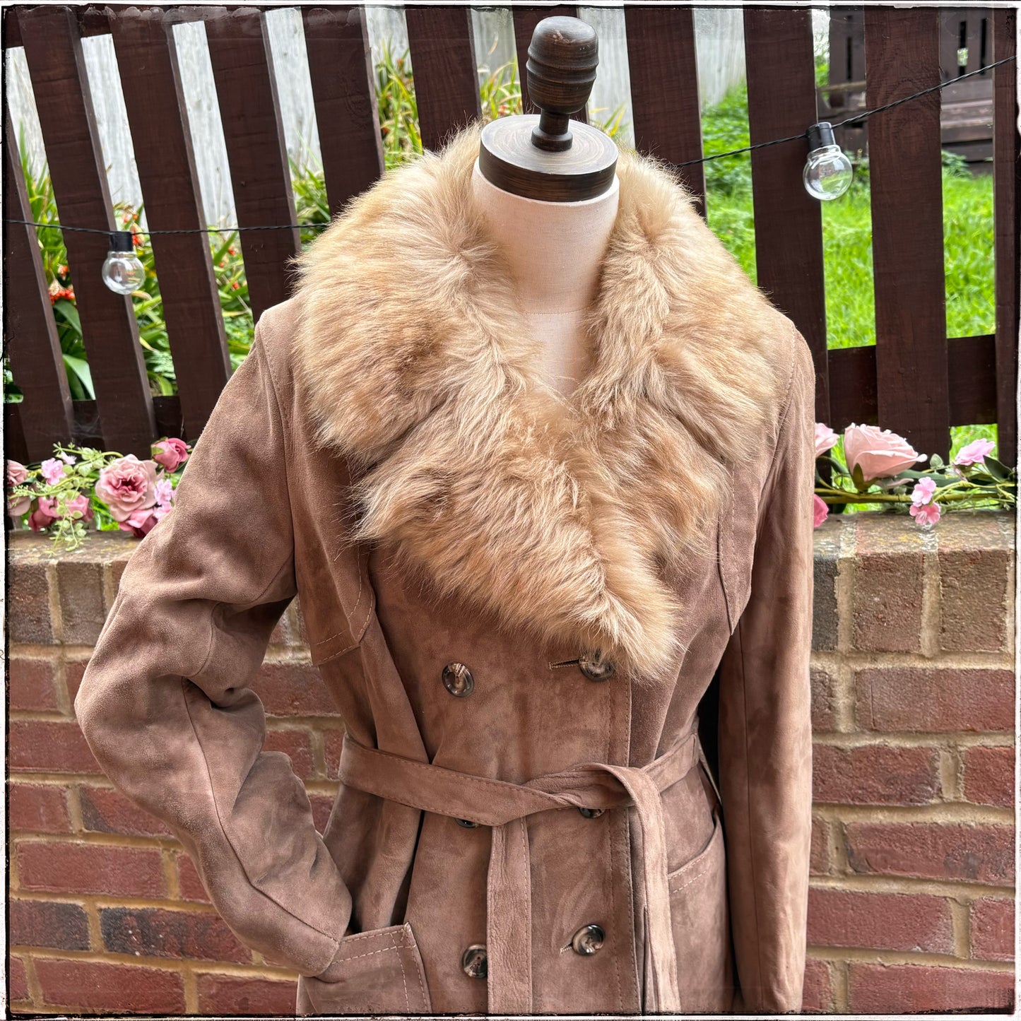 Vintage 70s Sheepskin Suede Jacket