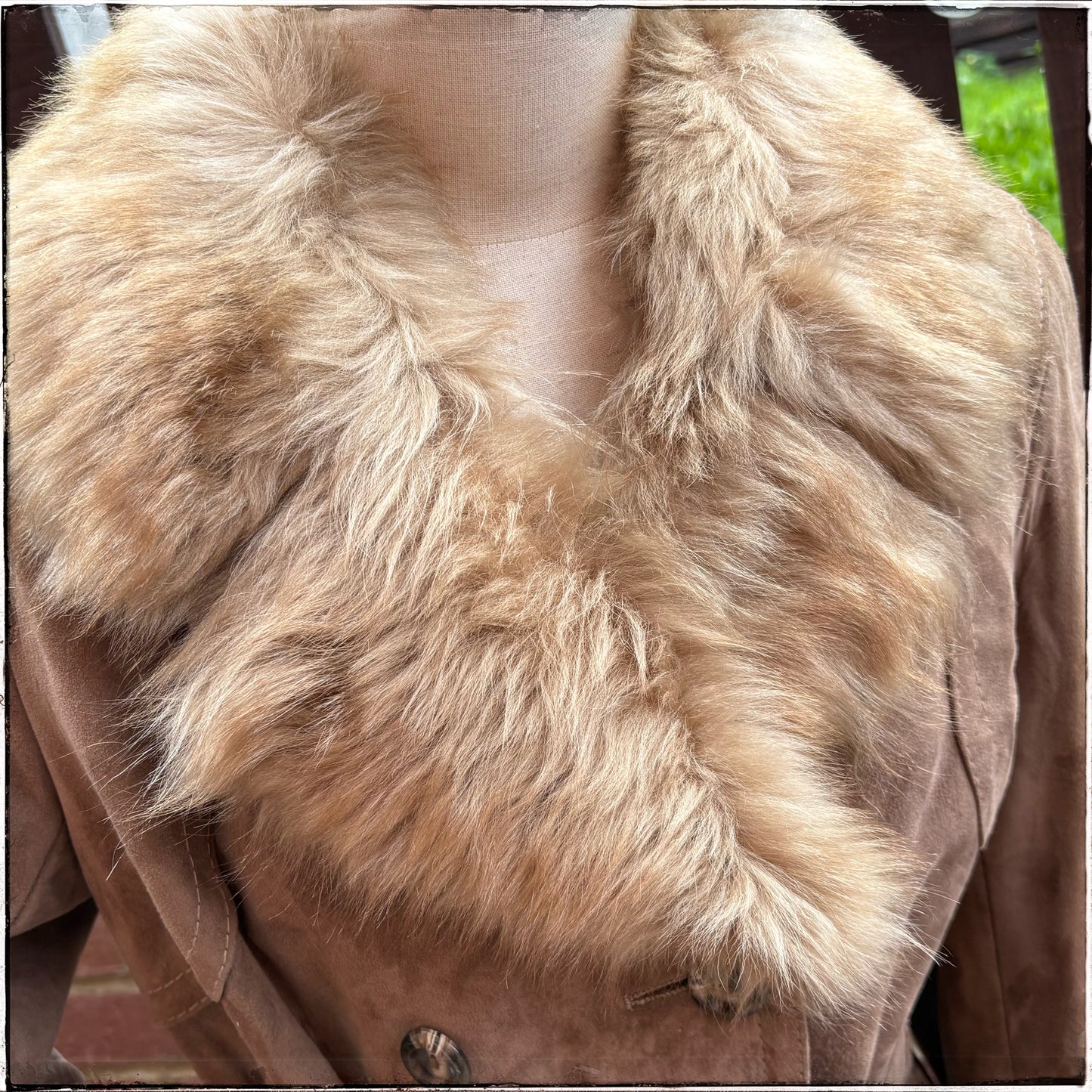 Vintage 70s Sheepskin Suede Jacket