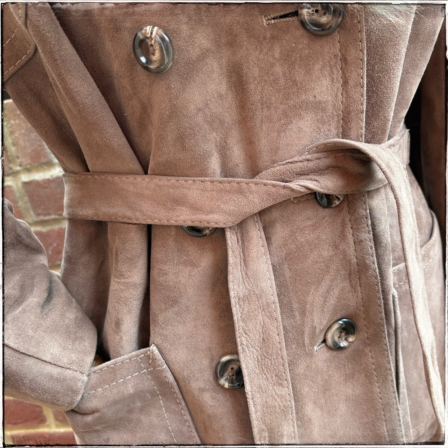 Vintage 70s Sheepskin Suede Jacket