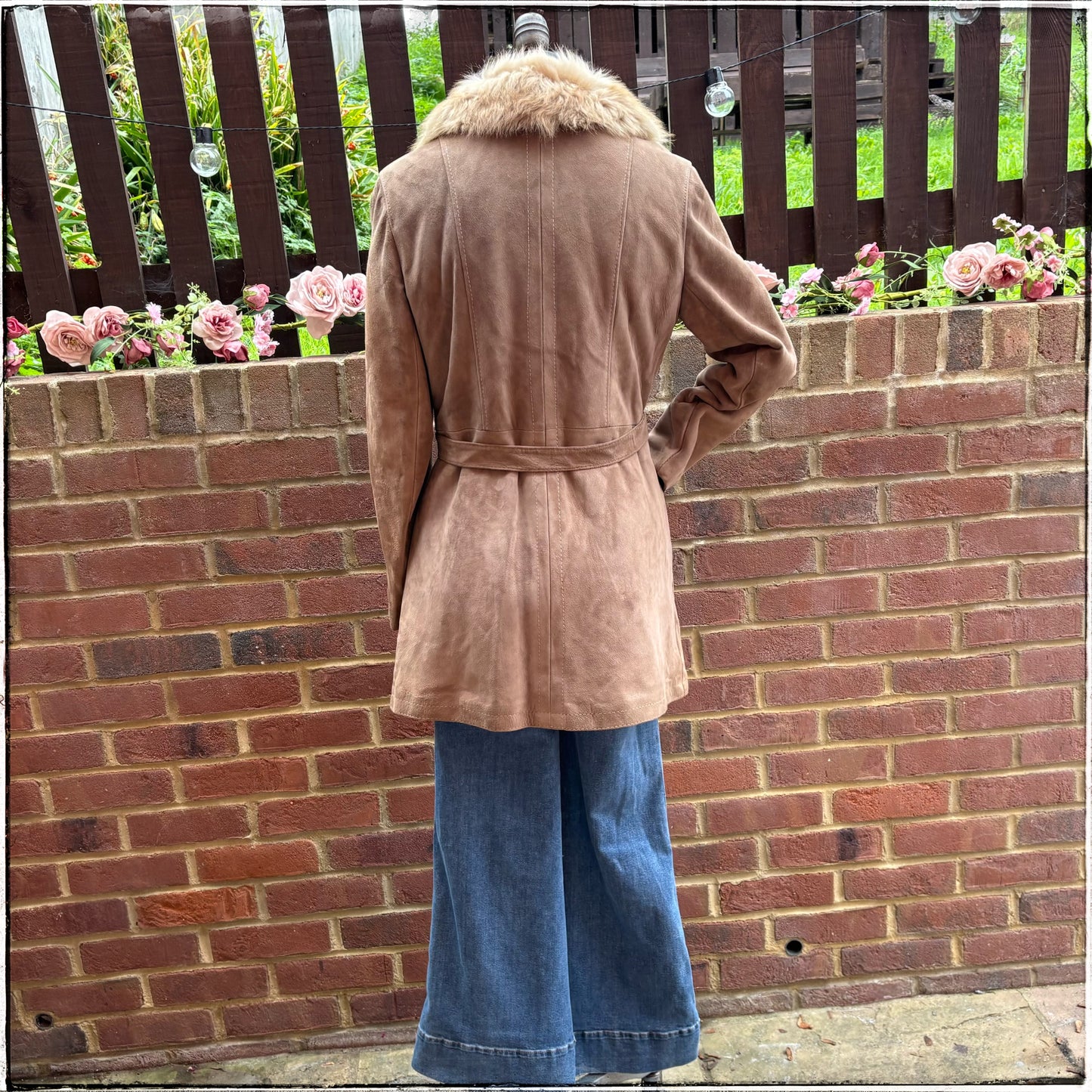 Vintage 70s Sheepskin Suede Jacket