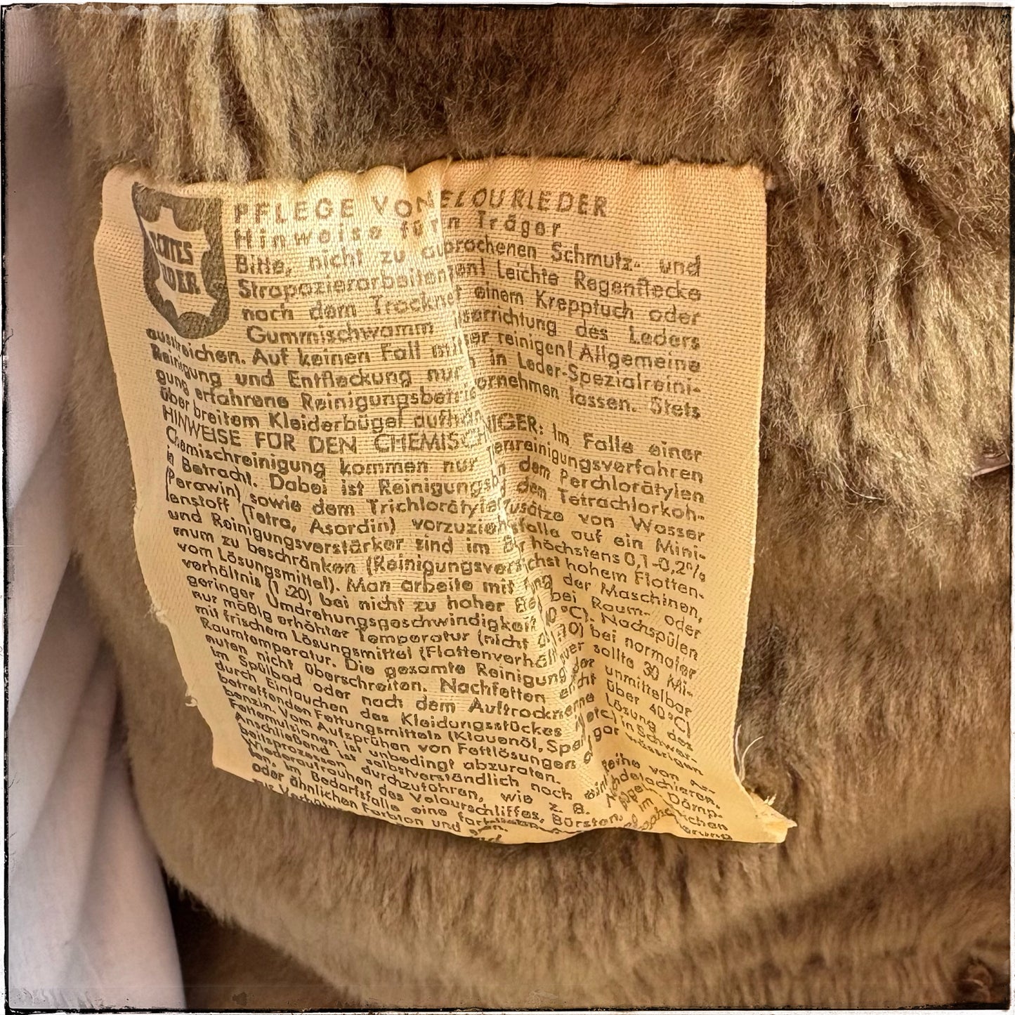 Vintage 70s Sheepskin Suede Jacket