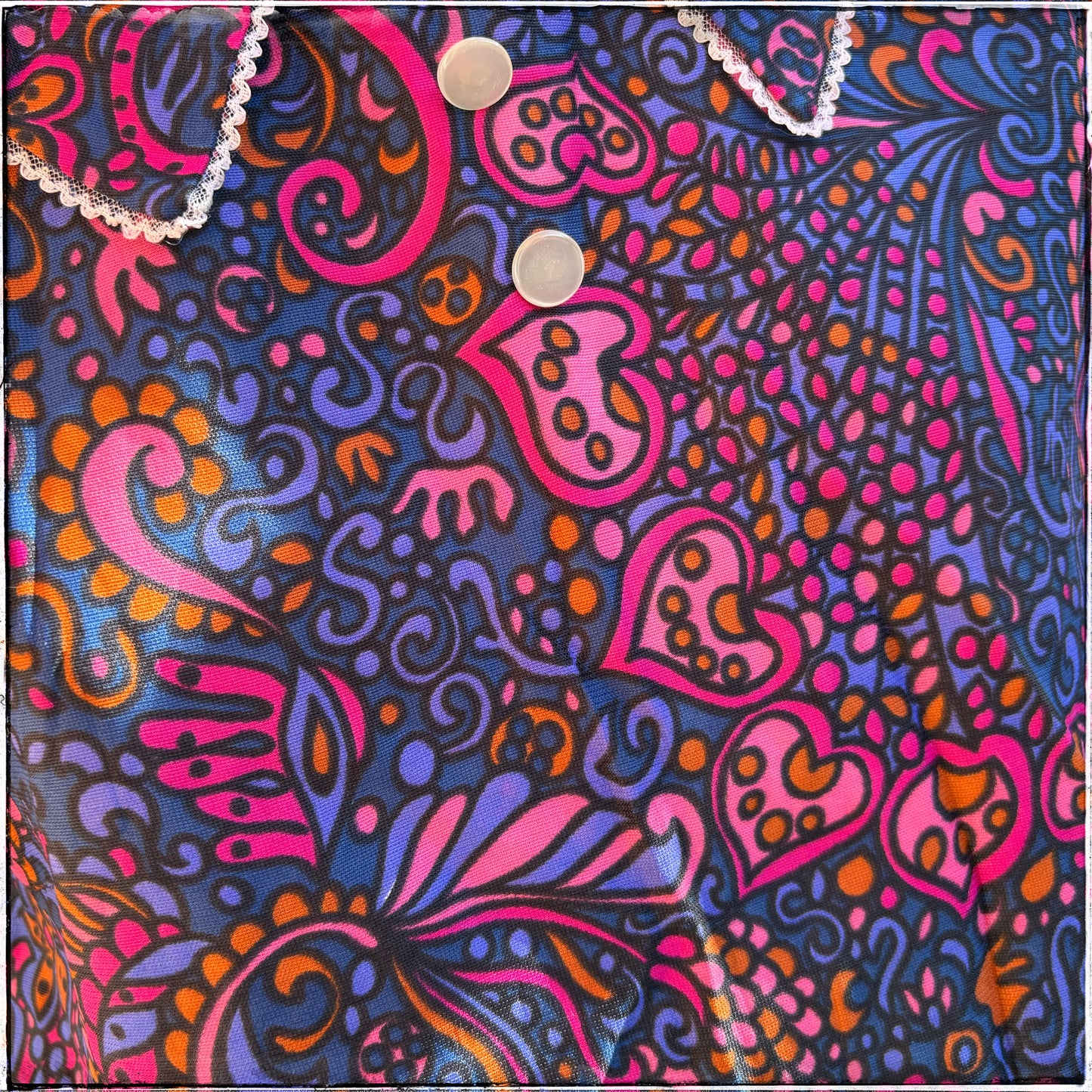 Vintage Psychedelic Collar Blouse