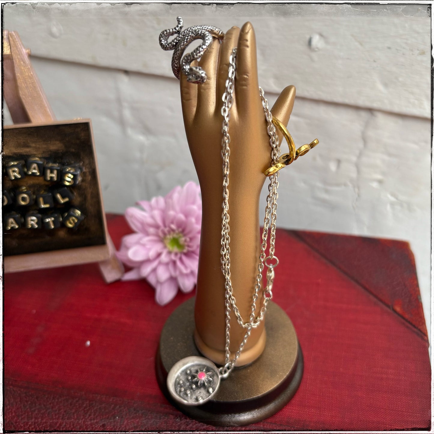 Medium Doll Arm Jewellery Holder - Gold