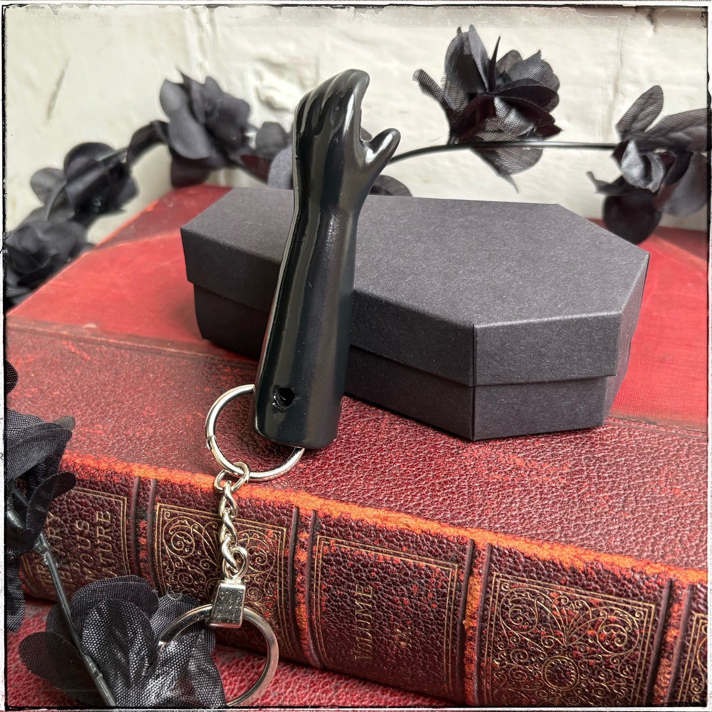 Doll Arm Key Ring - Black