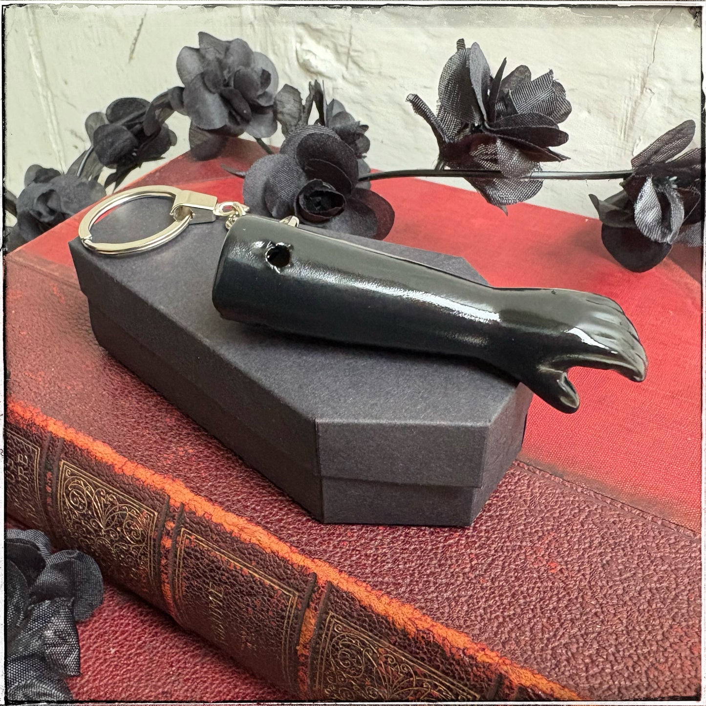 Doll Arm Key Ring - Black