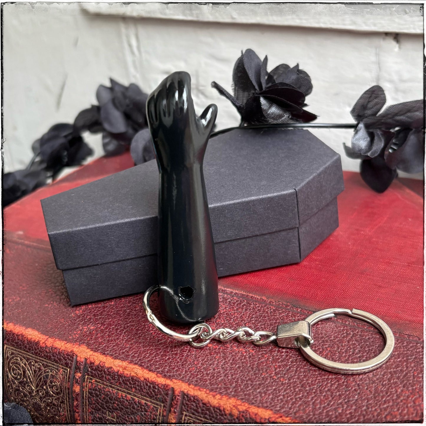 Doll Arm Key Ring - Black