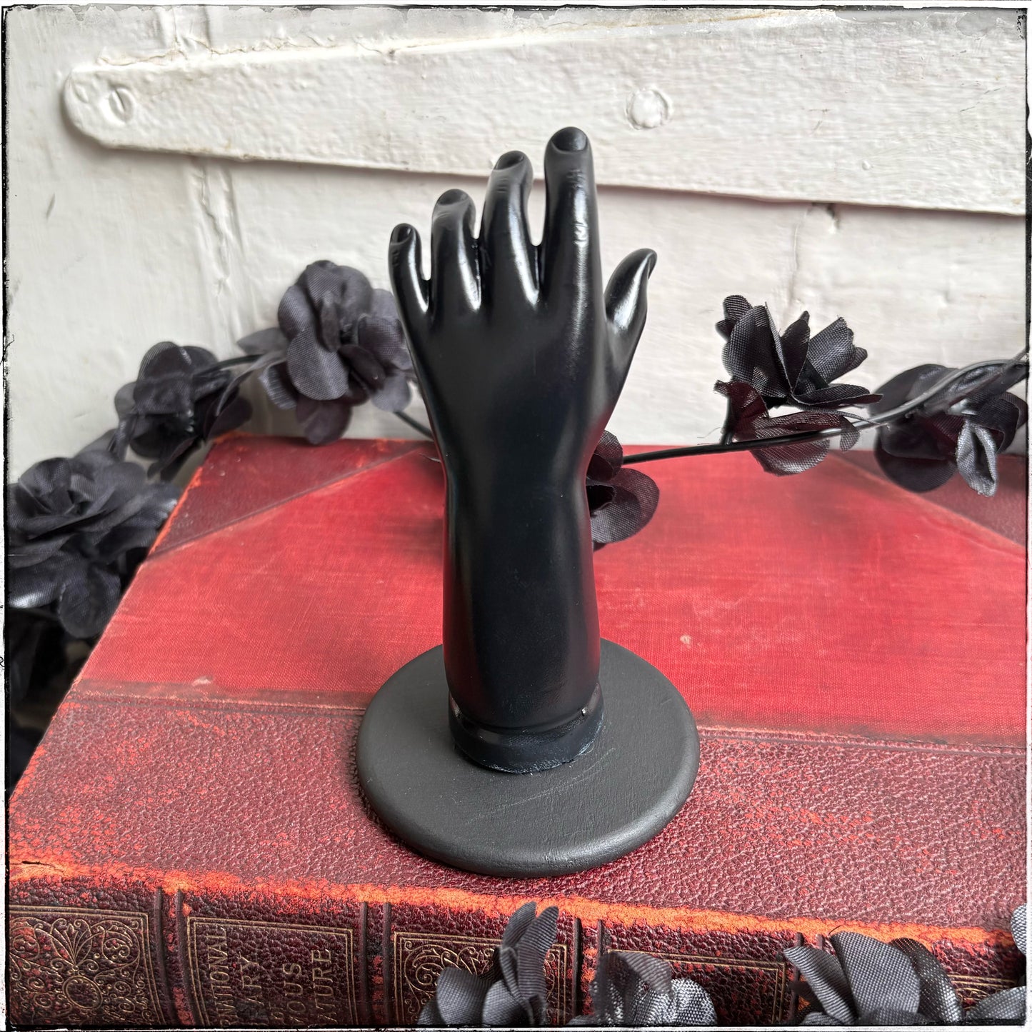 Large Doll Arm Jewellery Holder - Black