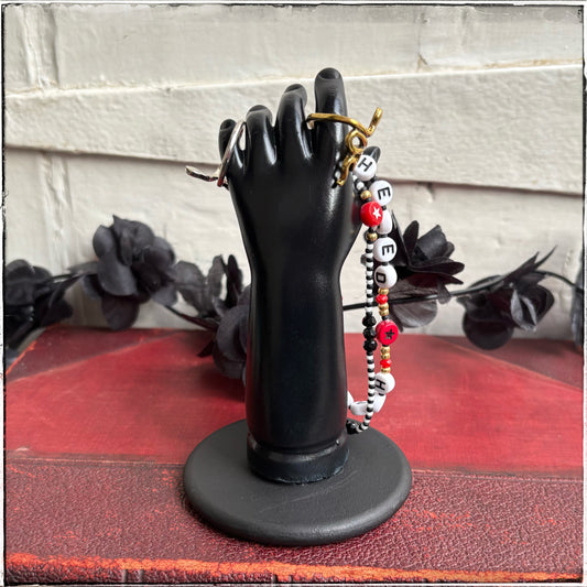 Large Doll Arm Jewellery Holder - Black