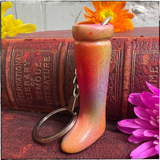 Doll Leg Key Ring - Sherbet Rainbows