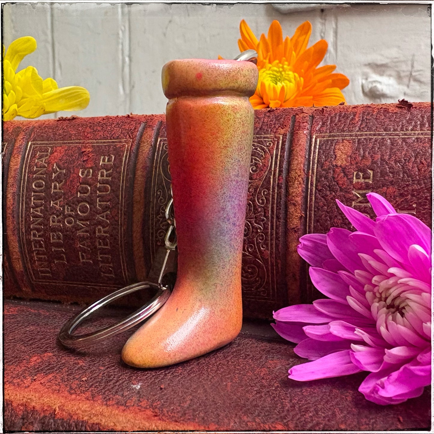 Doll Leg Key Ring - Sherbet Rainbows