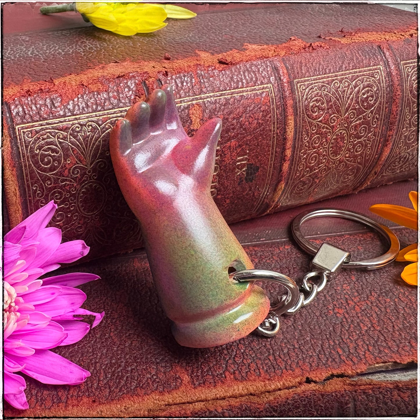 Doll Arm Key Ring - Sherbet Rainbow