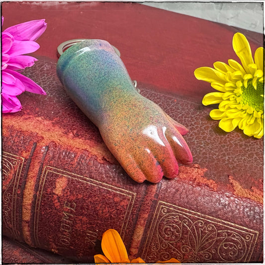 Doll Arm Key Ring - Sherbet Rainbow