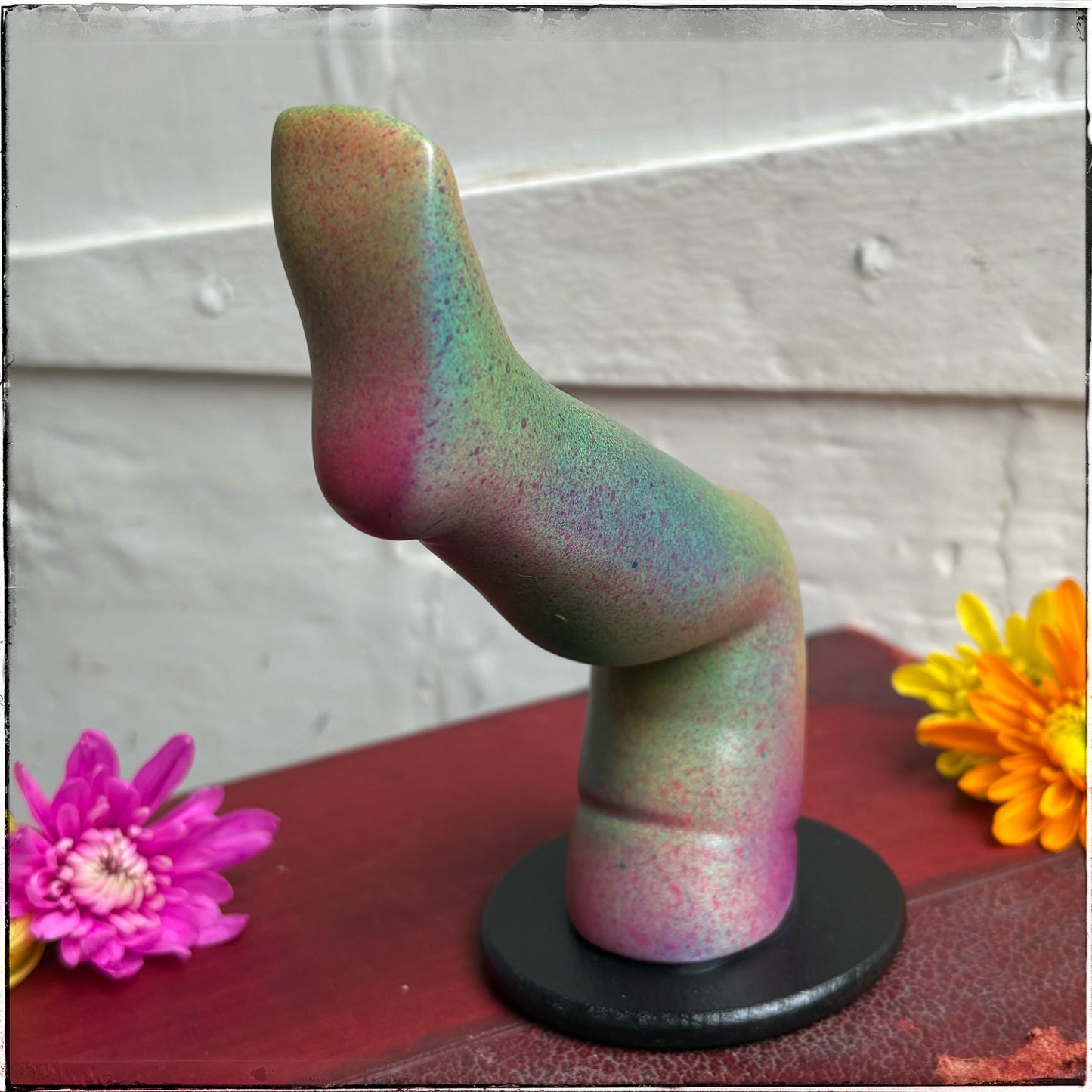 Large Doll Leg Jewellery Holder - Sherbet Rainbows