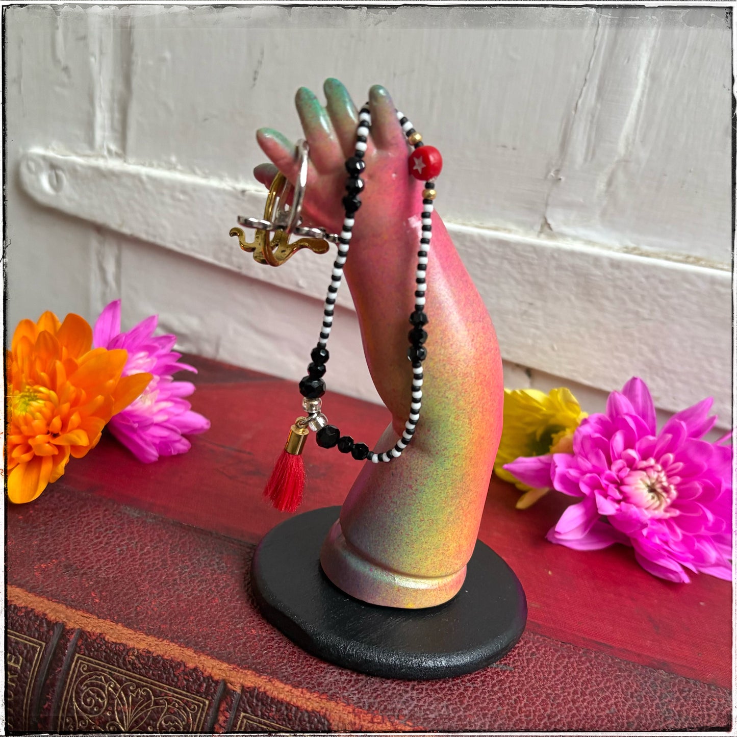 Large Doll Arm Jewellery Holder - Sherbet Rainbow