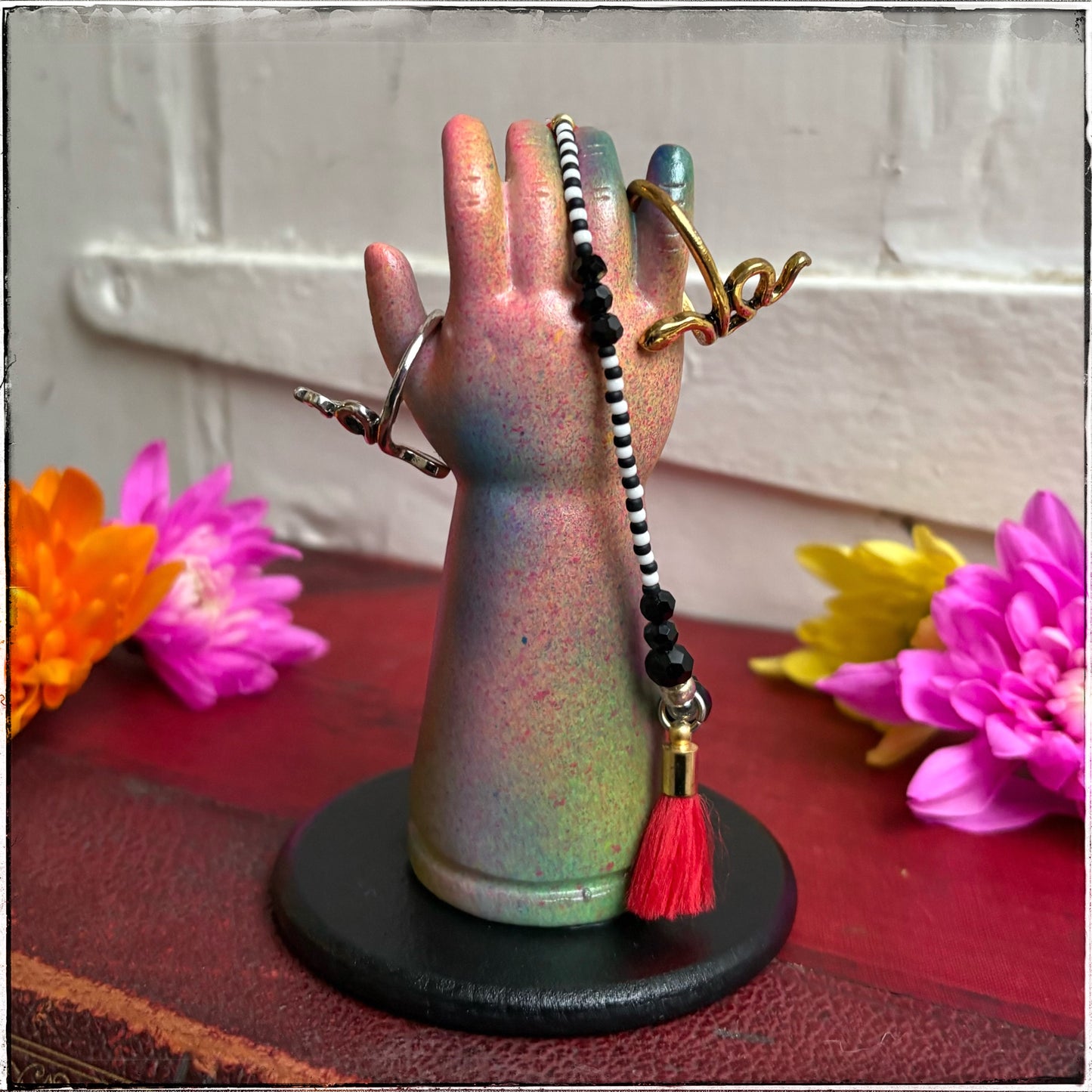 Medium Doll Arm Jewellery Holder - Rainbow